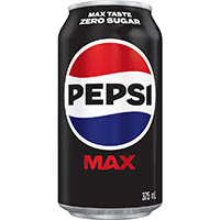 pepsi max can 375ml pack 10