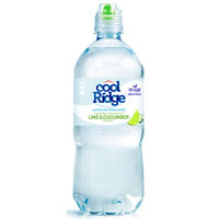 cool ridge spring water lime and cucumber 750ml carton 12