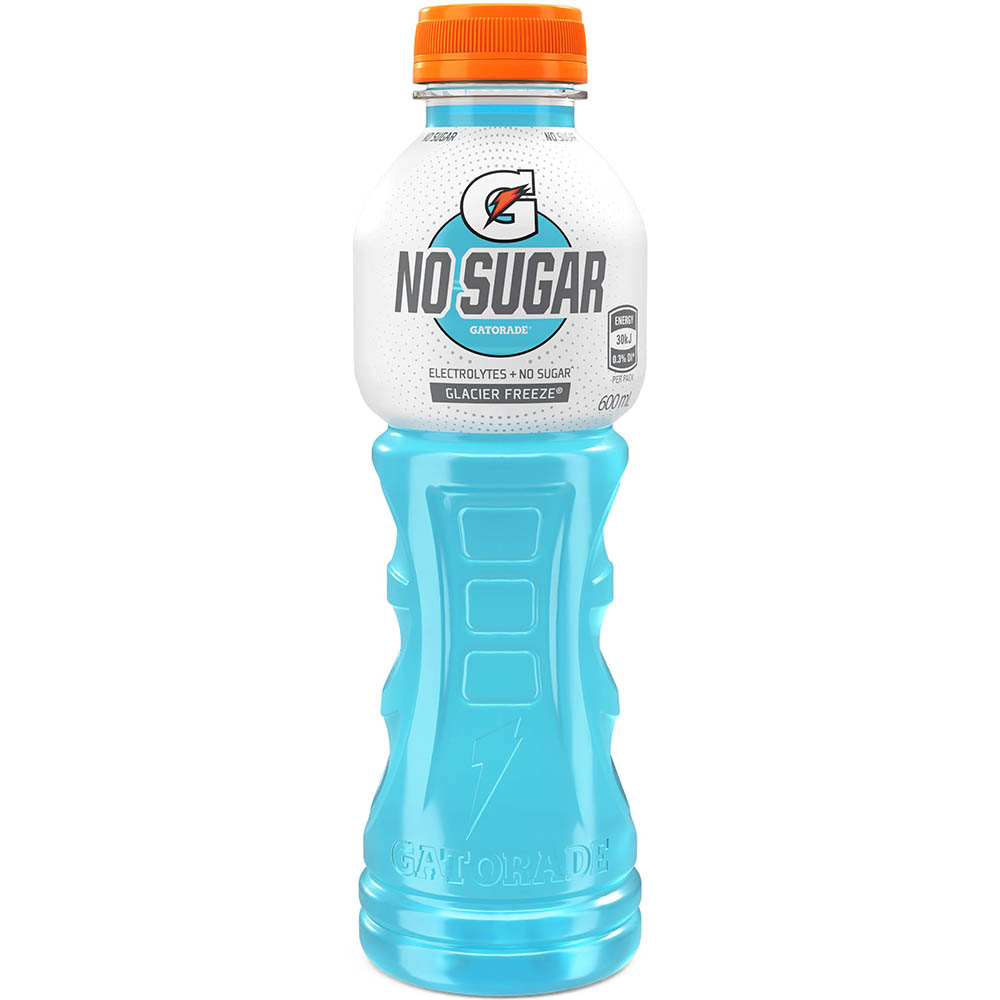 Image for GATORADE NO SUGAR GLACIER FREEZE PET 600ML CARTON 12 from That Office Place PICTON