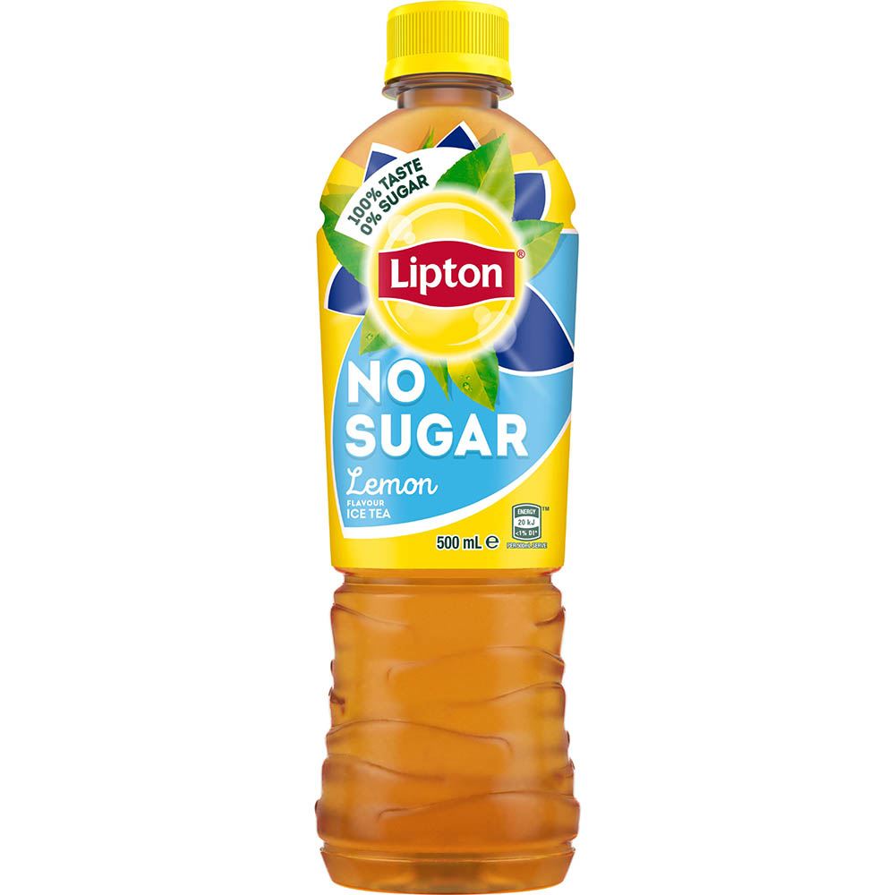 Image for LIPTON ICE TEA NO SUGAR LEMON 500ML from That Office Place PICTON