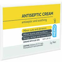 aeroaid antiseptic cream sachet 1g