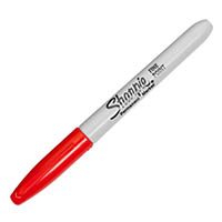 sharpie permanent marker bullet fine 1.0mm red