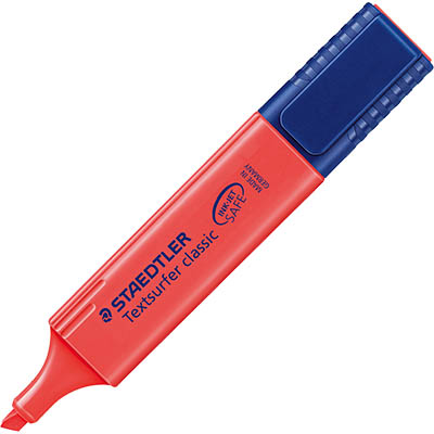 Image for STAEDTLER 364 TEXTSURFER CLASSIC HIGHLIGHTER CHISEL RED from Office Heaven