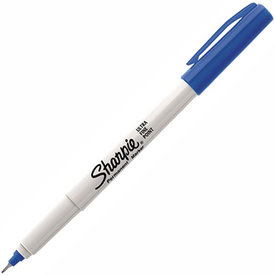 Image for SHARPIE PERMANENT MARKER BULLET ULTRA FINE 0.3MM BLUE from Mitronics Corporation