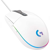 logitech g203 gaming mouse lightsync white