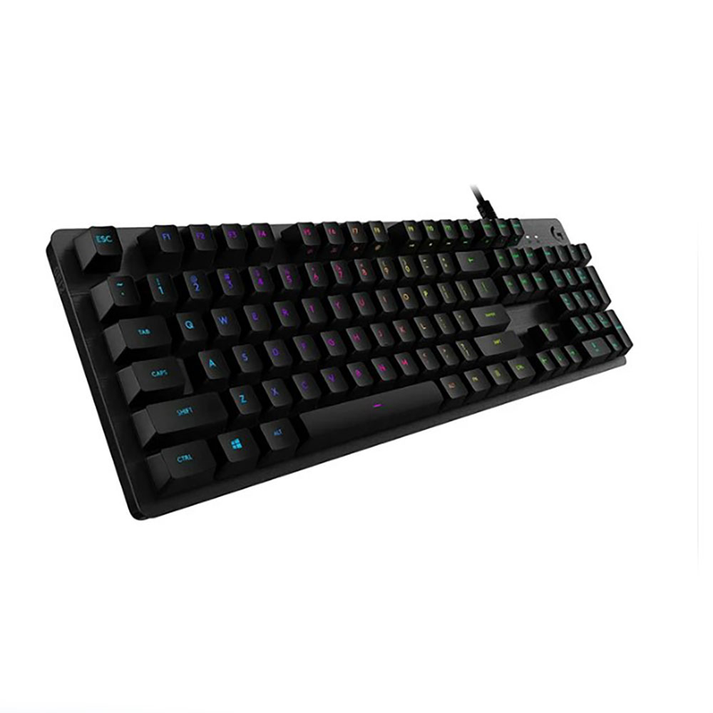 Image for LOGITECH G512 MECHANICAL GAMING KEYBOARD CARBON LIGHTSYNC BLACK WITH BROWN SWITCHES from Office Heaven