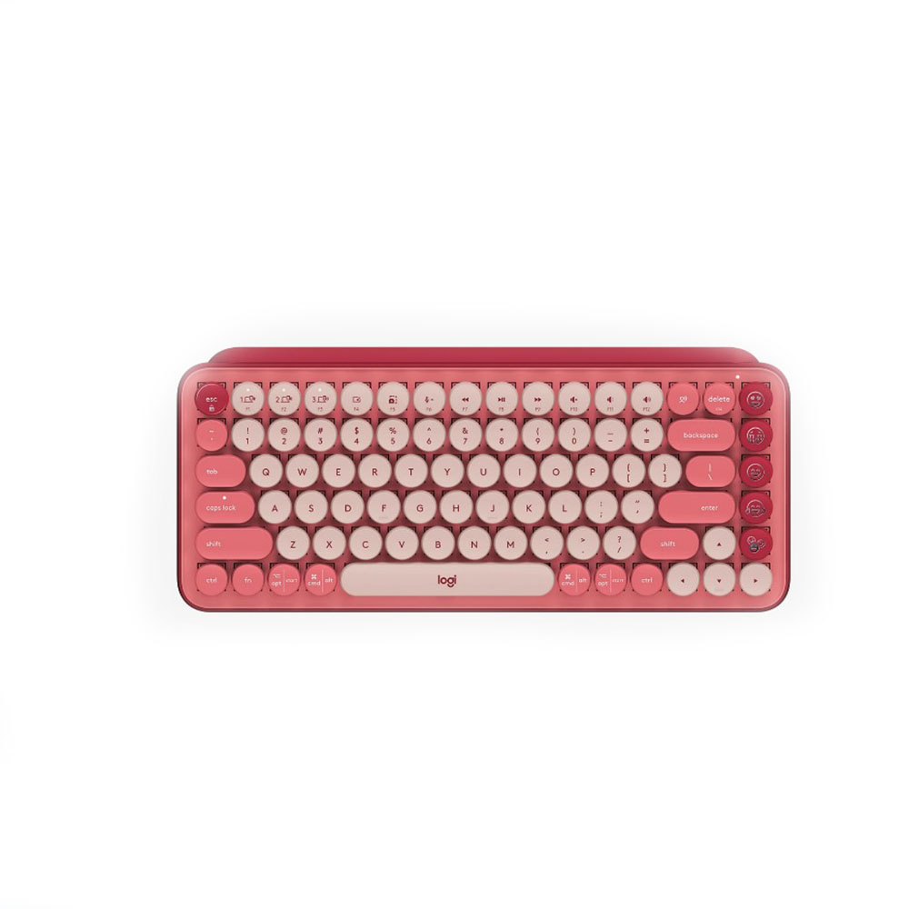 Image for LOGITECH WIRELESS MECHANICAL KEYBOARD WITH EMOJI KEYS ROSE from That Office Place PICTON