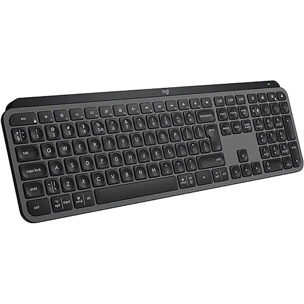 Image for LOGITECH WIRELESS ILLUMINATED KEYBOARD MX KEYS S GRAPHITE from Office Fix - WE WILL BEAT ANY ADVERTISED PRICE BY 10%