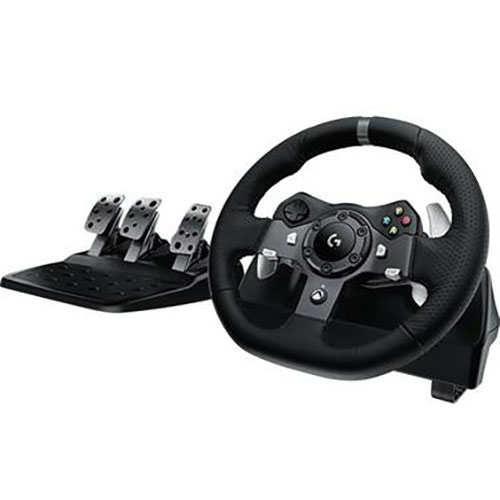 Image for LOGITECH G920 DRIVING FORCE RACING WHEEL BLACK from Merv's Stationery