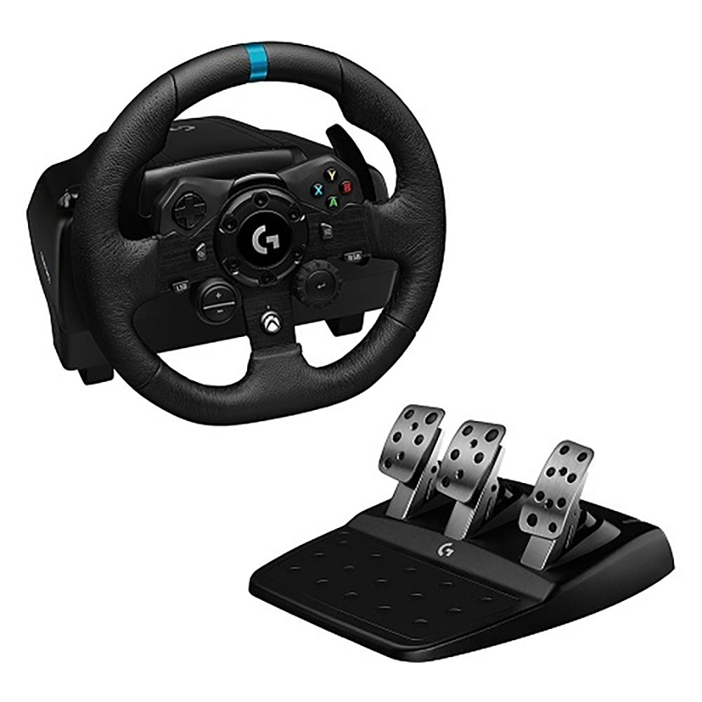 Image for LOGITECH G923 TRUEFORCE SIM RACING WHEEL AND PEDALS FOR XBOX 1 AND PC BLACK from Eastland Office Supplies