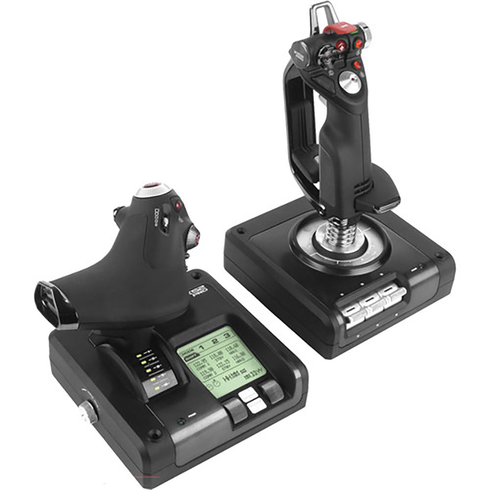 Image for LOGITECH GX52 PRO FLIGHT CONTROL SYSTEM BLACK from BusinessWorld Computer & Stationery Warehouse