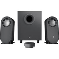 logitech z407 computer speakers with subwoofer and wireless control graphite