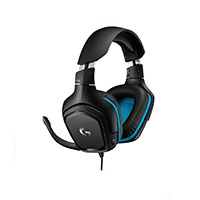 logitech g432 gaming headset surround sound wired 7.1 black