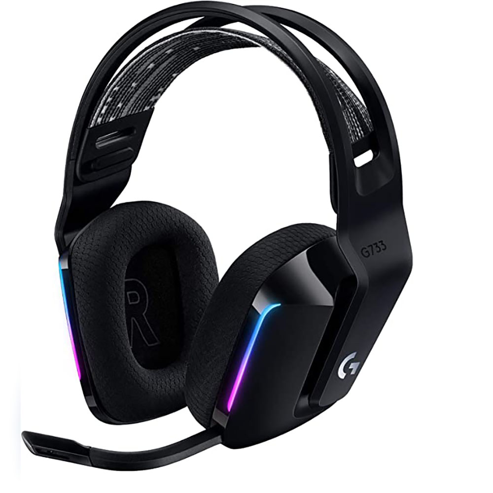 Image for LOGITECH G733 GAMING HEADSET LIGHTSPEED WIRELESS RGB BLACK from Office Heaven