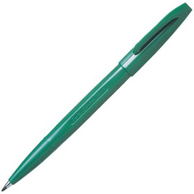 Image for PENTEL S520 SIGN PEN 0.8MM GREEN from Mercury Business Supplies
