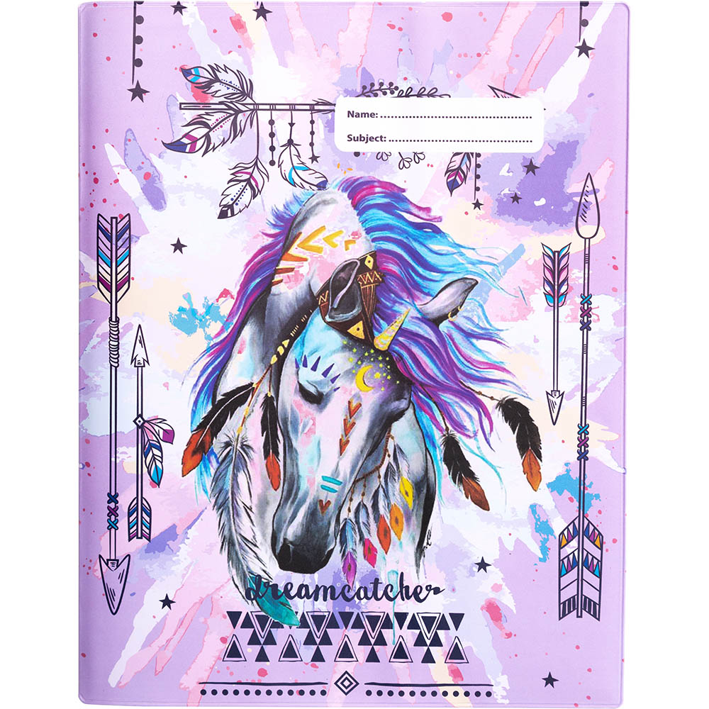 Image for SPENCIL EXERCISE BOOK COVER DREAMCATCHER HORSE from Memo Office and Art