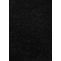 gold sovereign binding cover leathergrain 350gsm a4 black pack 100