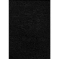 gold sovereign binding cover leathergrain 250gsm a3 black pack 100