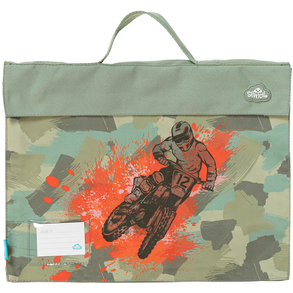 Image for SPENCIL LIBRARY BAG CAMO BIKER from Memo Office and Art