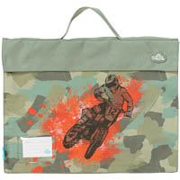 spencil library bag camo biker