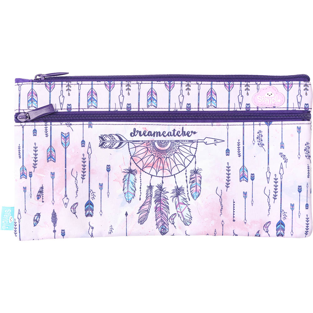 Image for SPENCIL TWIN ZIP PENCIL CASE DREAMCATCHER HORSE from Mercury Business Supplies