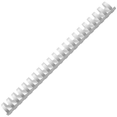 Image for GOLD SOVEREIGN PLASTIC BINDING COMB ROUND 21 LOOP 25MM A4 WHITE BOX 50 from Peninsula Office Supplies