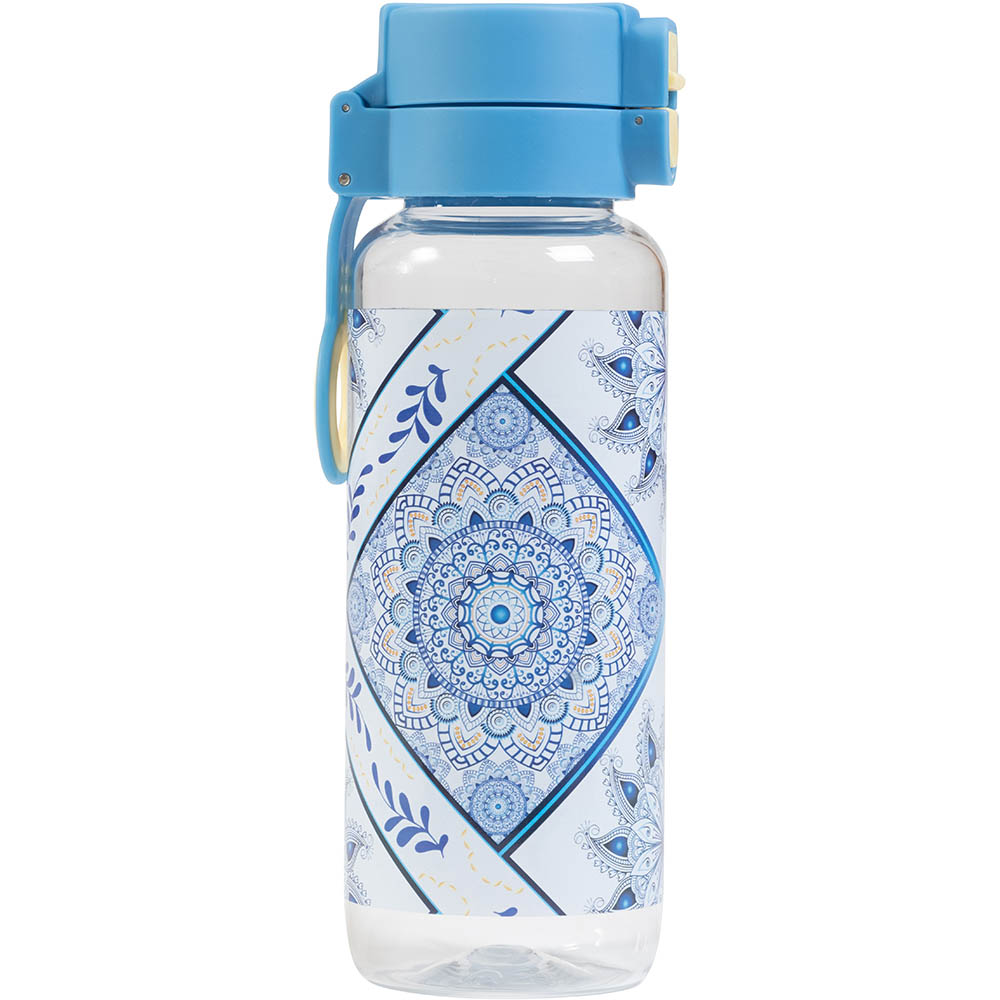 Image for SPENCIL WATER BOTTLE BIG 650ML BOHO BLUE from Clipboard Stationers & Art Supplies