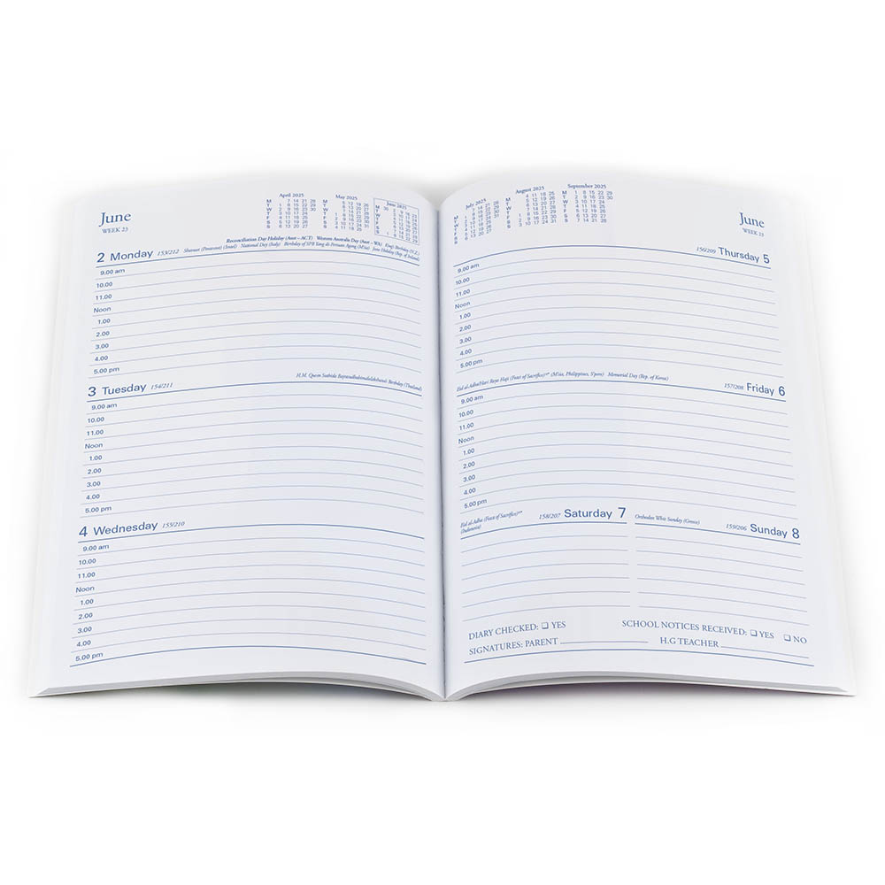 COLLINS COLPLAN STUDENT SC37.CGT DIARY WEEK TO VIEW PERFECT BOUND A5 |  | 7003567