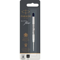 parker quinkflow ballpoint pen refill medium nib black