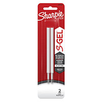 sharpie s-gel gel ink pen refills 0.7mm black pack 2