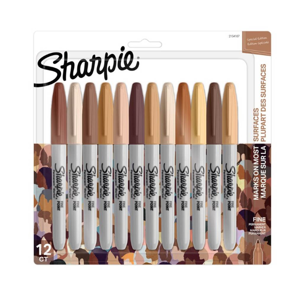 Image for SHARPIE PERMANENT MARKER FINE POINT ASSORTED PACK 12 from That Office Place PICTON