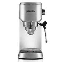 sunbeam compact barista espresso machine 1l stainless