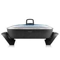 sunbeam diamondforce banquet frypan 210 x 310 x 490mm dark blue