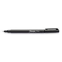 sharpie fineliner pen 0.8mm black