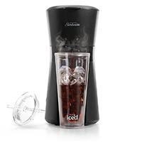 sunbeam iced coffee machine 170 x 170 x 330mm black