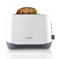 sunbeam rise up 2 slice toaster 270 x 165 x 190mm white