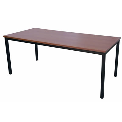Image for RAPIDLINE STEEL FRAME TABLE 1200 X 600MM CHERRY from BusinessWorld Computer & Stationery Warehouse
