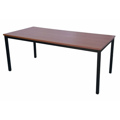 Image for RAPIDLINE STEEL FRAME TABLE 1800 X 900MM CHERRY from BusinessWorld Computer & Stationery Warehouse