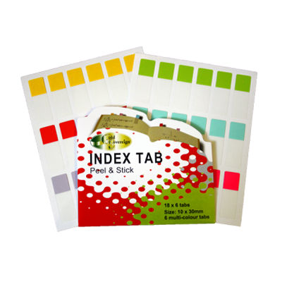 Image for GOLD SOVEREIGN INDEX TABS 10 X 30MM TAB 108 from Office Express