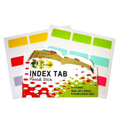 Image for GOLD SOVEREIGN INDEX TABS 22 X 25MM TAB 54 from Mitronics Corporation