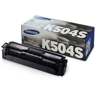 Image for SAMSUNG CLT-K504S TONER CARTRIDGE BLACK from SNOWS OFFICE SUPPLIES - Brisbane Family Company