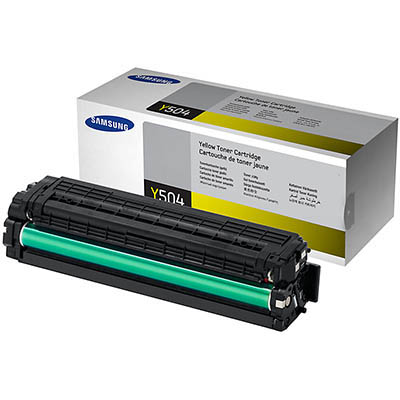 Image for SAMSUNG CLT-Y504S TONER CARTRIDGE YELLOW from SNOWS OFFICE SUPPLIES - Brisbane Family Company