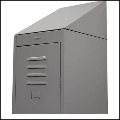 Image for STEELCO SLOPING TOP FOR SINGLE LOCKER 380MM SILVER GREY from Memo Office and Art