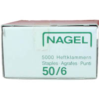 nagel staples 50/6 box 5000