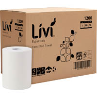 livi essentials roll towel 1-ply 80m carton 16