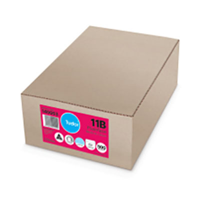 Image for TUDOR 11B ENVELOPES SECRETIVE WALLET PLAINFACE PRESS SEAL 80GSM 90 X 145MM WHITE BOX 500 from Office Express