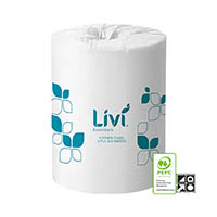 livi essentials kitchen roll towel 2-ply 240 sheet carton 12