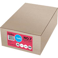 tudor envelopes no.7 seed pocket plainface moist seal 80gsm 90 x 145mm white box 500