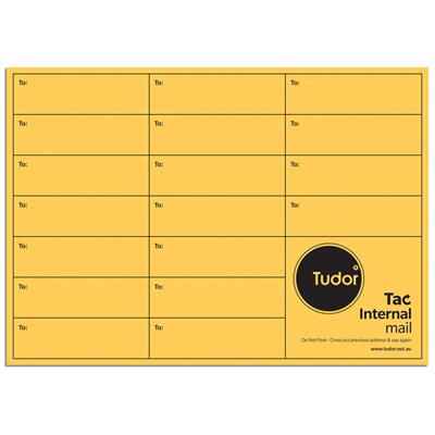 Image for TUDOR C4 ENVELOPES INTEROFFICE POCKET TAC SEAL 100GSM 324 X 229MM GOLD BOX 250 from York Stationers