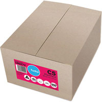 tudor c5 envelopes booklet mailer plainface moist seal 80gsm 162 x 229mm white box 500